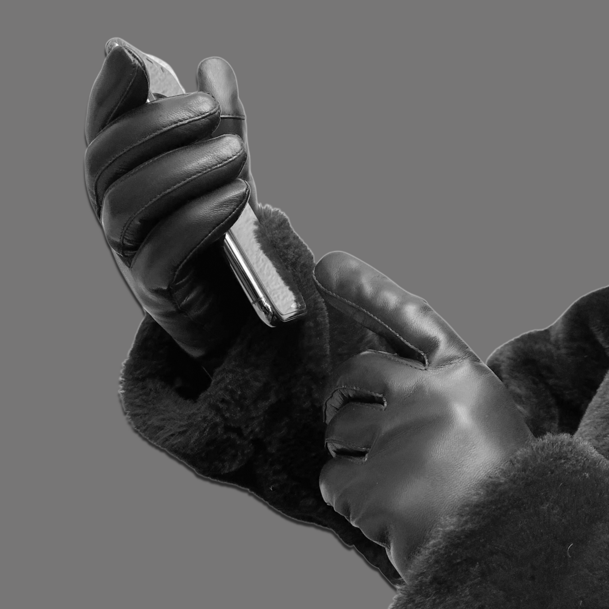 Lederhandschuhe für Damen, Nappaleder, Kaschmirfutter, Smartphone Funktion#farbe_schwarz