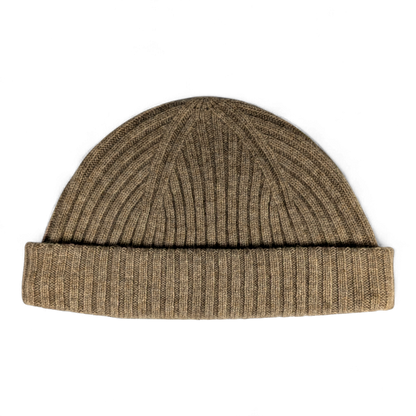 VORORDER Ed, Strickmütze aus 100% Kaschmir, doppelter Umschlag, kurze Form, Docker style