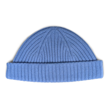 VORORDER Ed, Strickmütze aus 100% Kaschmir, doppelter Umschlag, kurze Form, Docker style