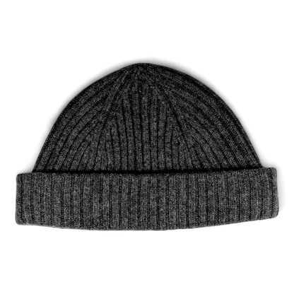 VORORDER Ed, Strickmütze aus 100% Kaschmir, doppelter Umschlag, kurze Form, Docker style