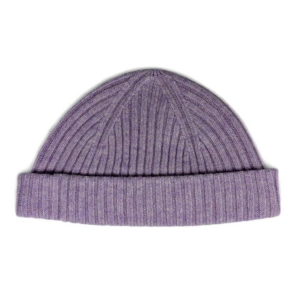 VORORDER Ed, Strickmütze aus 100% Kaschmir, doppelter Umschlag, kurze Form, Docker style