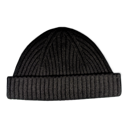 VORORDER Ed, Strickmütze aus 100% Kaschmir, doppelter Umschlag, kurze Form, Docker style