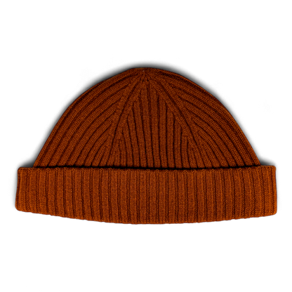 VORORDER Ed, Strickmütze aus 100% Kaschmir, doppelter Umschlag, kurze Form, Docker style