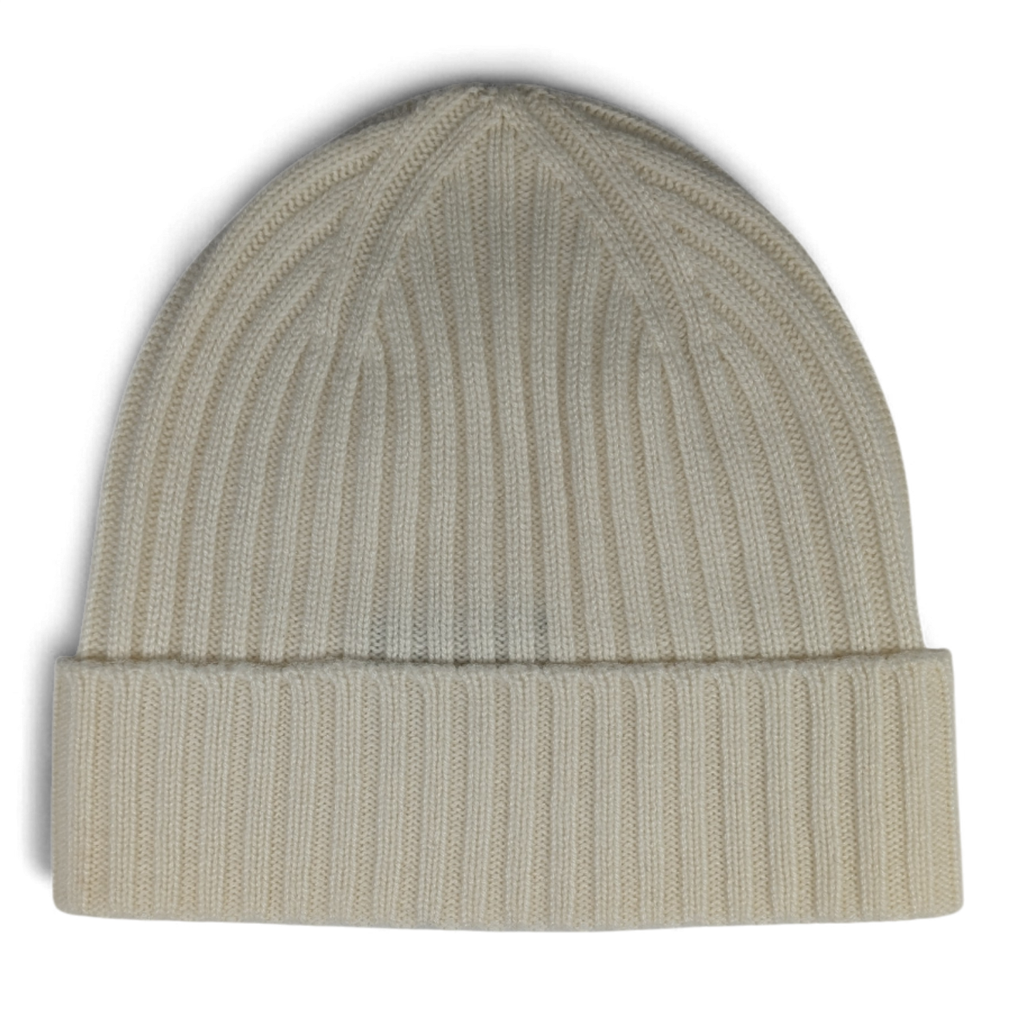 Lu, Strickmütze aus 100% Kaschmir, Umschlag, breite Rippe