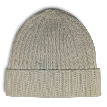 Lu, Strickmütze aus 100% Kaschmir, Umschlag, breite Rippe