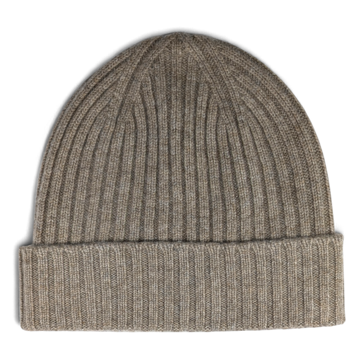 Lu, Strickmütze aus 100% Kaschmir, Umschlag, breite Rippe