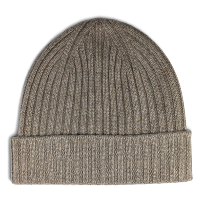 Lu, Strickmütze aus 100% Kaschmir, Umschlag, breite Rippe