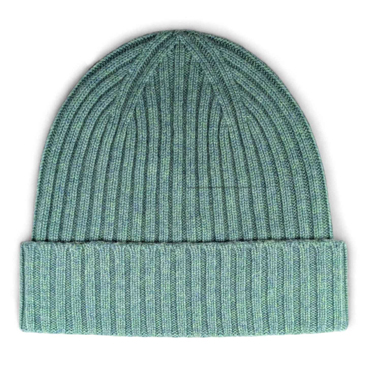 Lu, Strickmütze aus 100% Kaschmir, Umschlag, breite Rippe