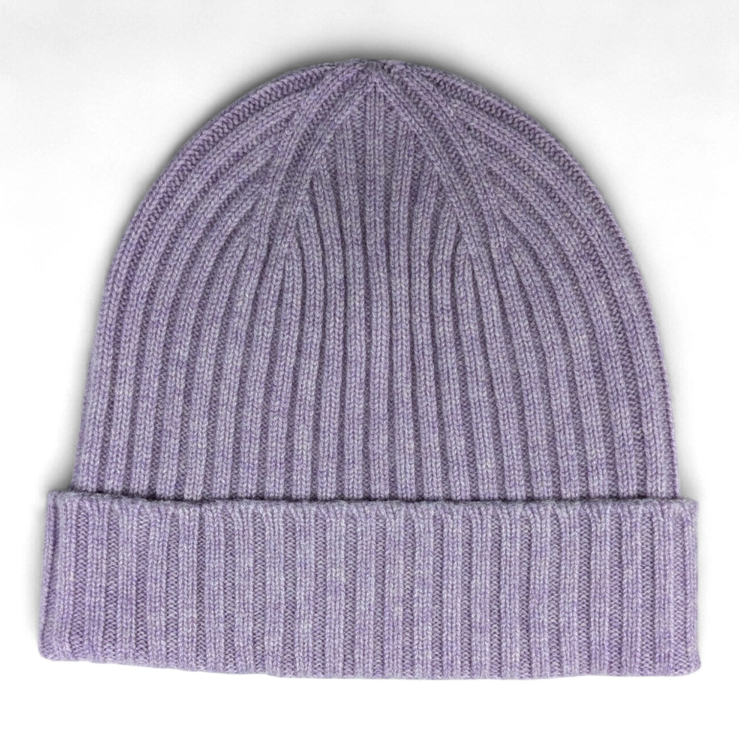 Lu, Strickmütze aus 100% Kaschmir, Umschlag, breite Rippe