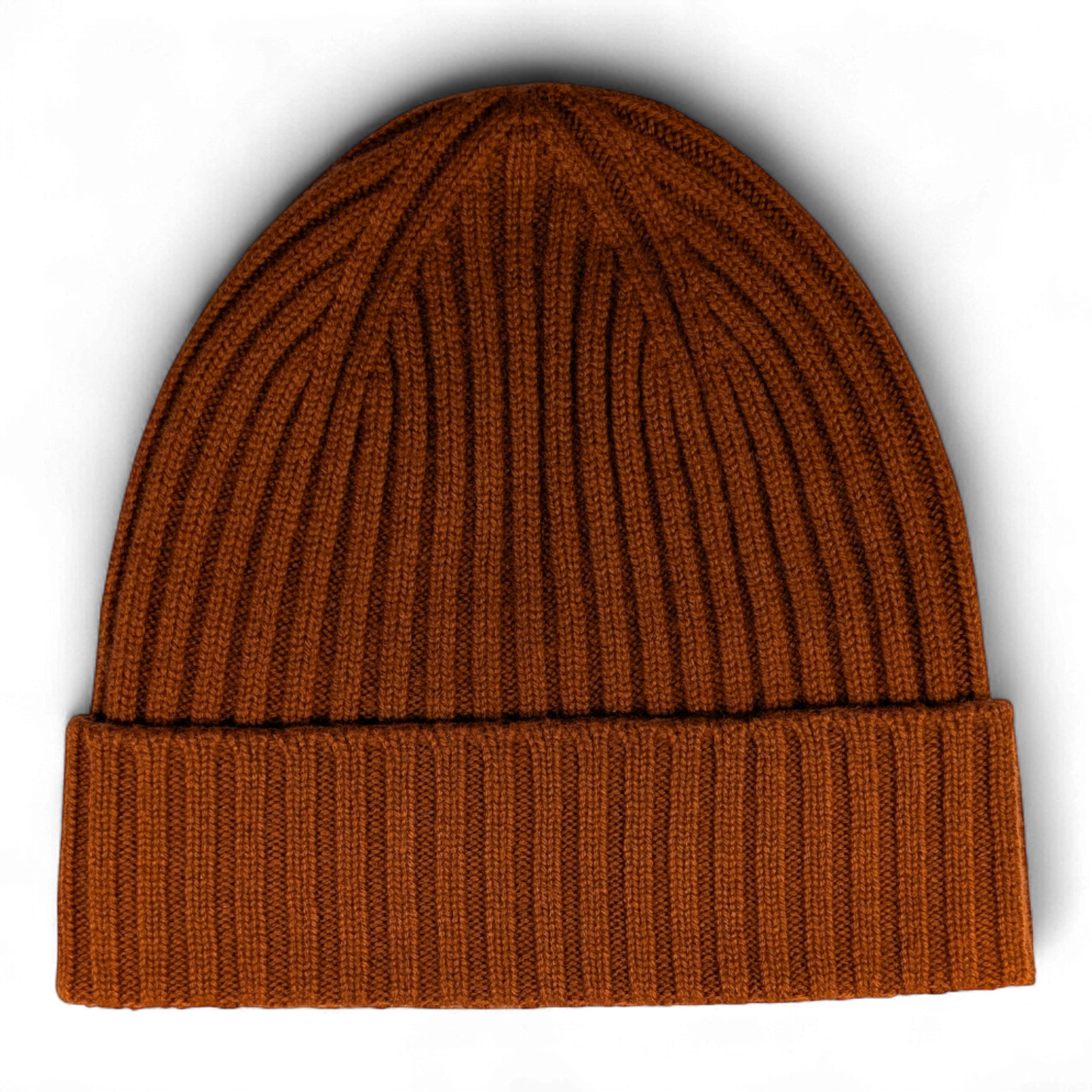 Lu, Strickmütze aus 100% Kaschmir, Umschlag, breite Rippe