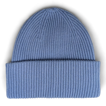 Strickmütze MO, 100% Kaschmir mit doppeltem Umschlag