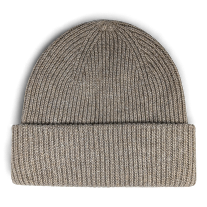 Strickmütze MO, 100% Kaschmir mit doppeltem Umschlag