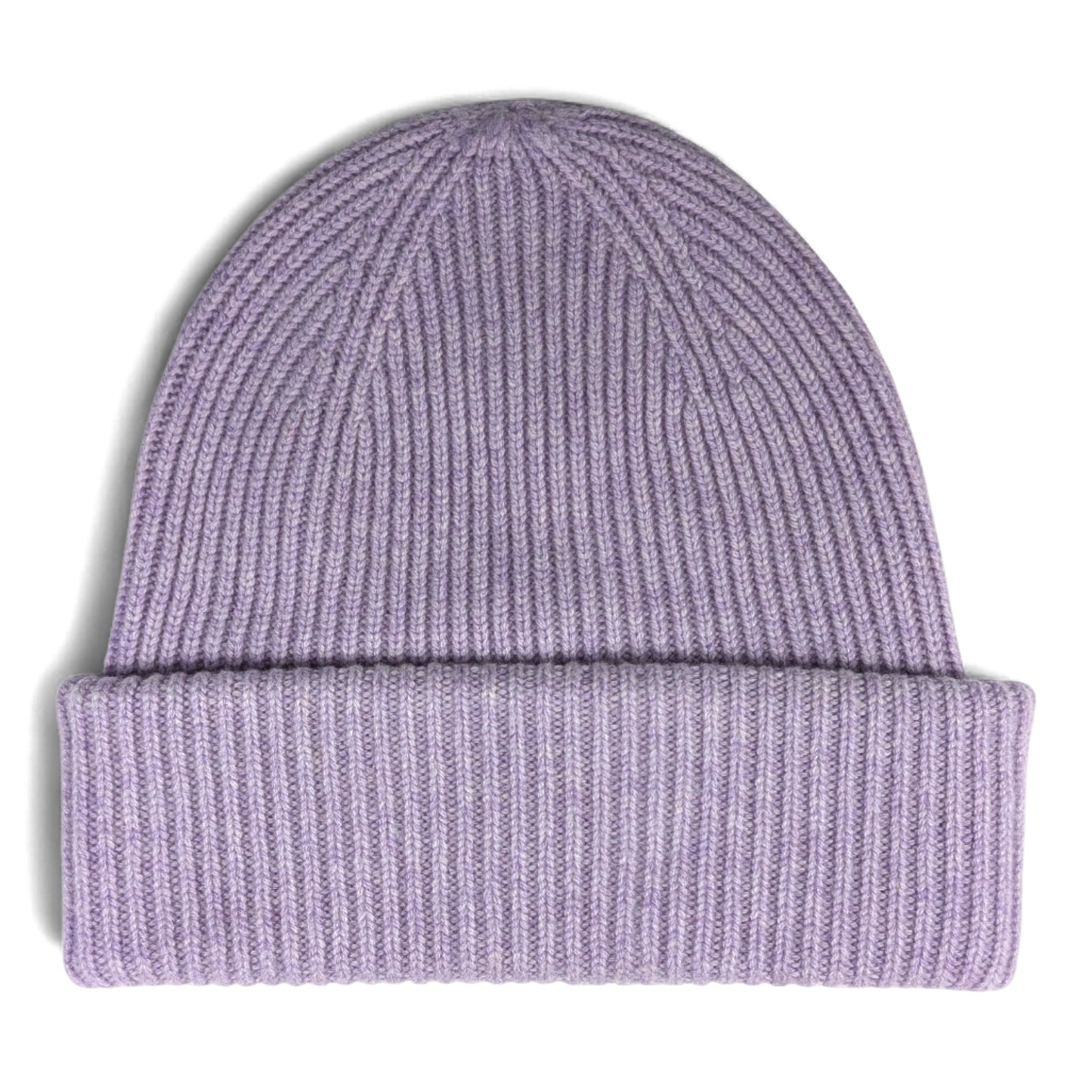 Strickmütze MO, 100% Kaschmir mit doppeltem Umschlag