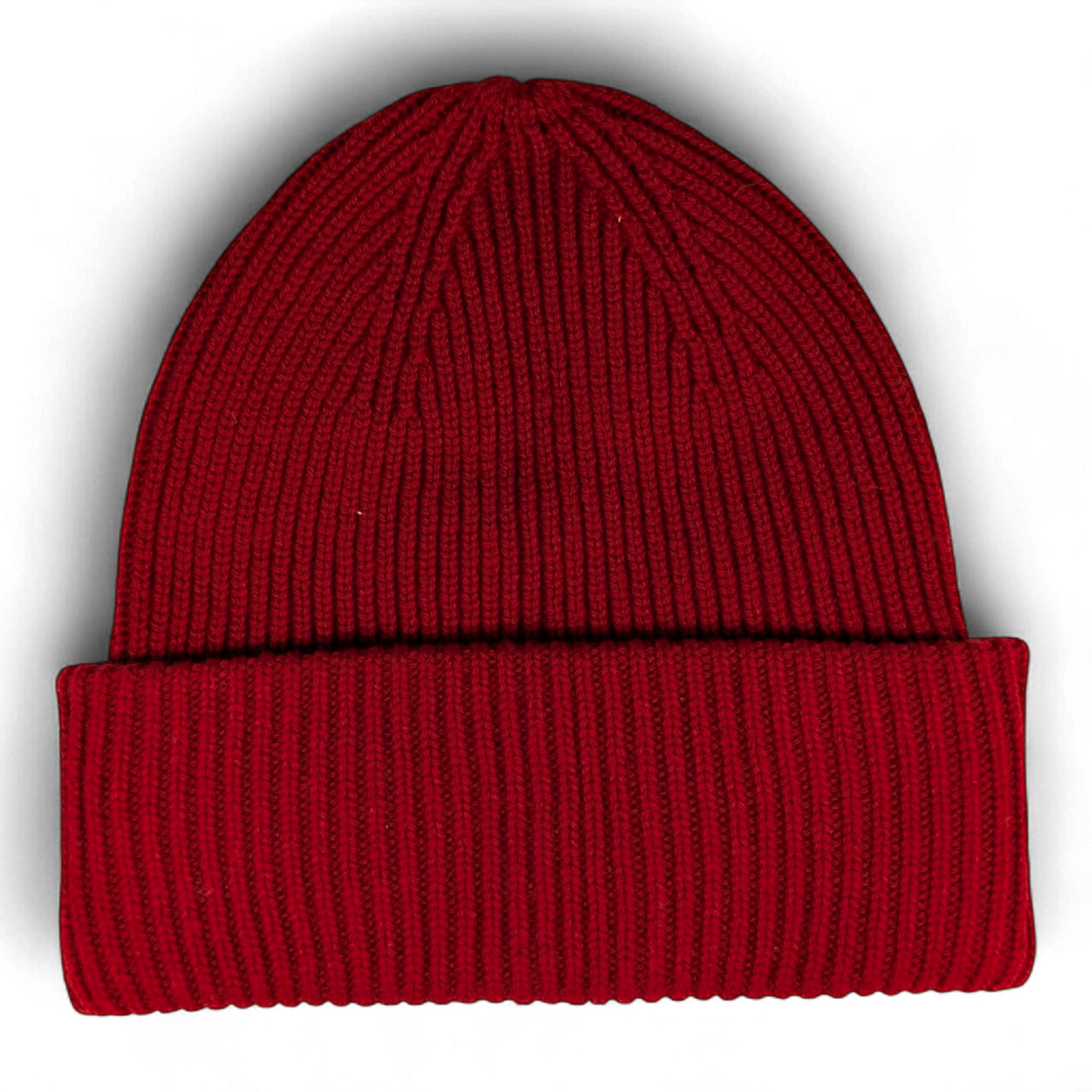 Strickmütze MO, 100% Kaschmir mit doppeltem Umschlag