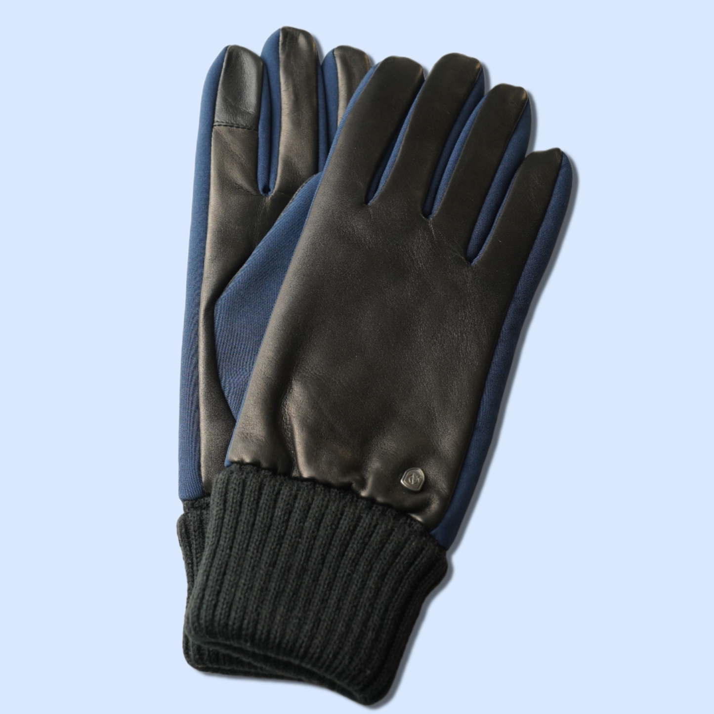 Lederhandschuhe für Damen, Nappaleder, Thinsulate Thermofutter, Smartphone Funktion#farbe_blau