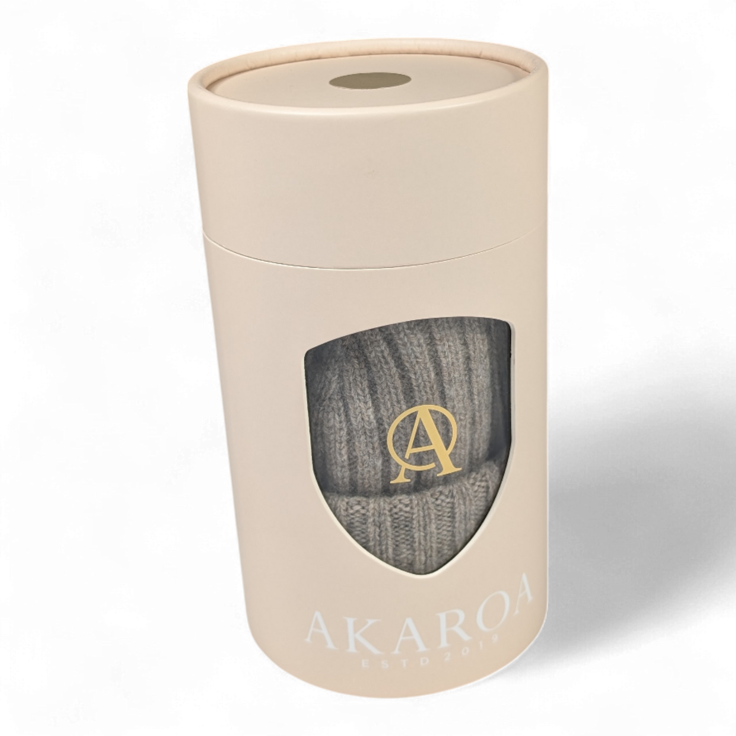 Ed, Strickmütze aus 100% Kaschmir, doppelter Umschlag, kurze Form, Docker style