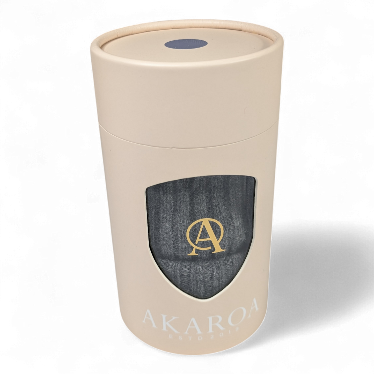 Ed, Strickmütze aus 100% Kaschmir, doppelter Umschlag, kurze Form, Docker style