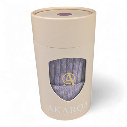 Ed, Strickmütze aus 100% Kaschmir, doppelter Umschlag, kurze Form, Docker style