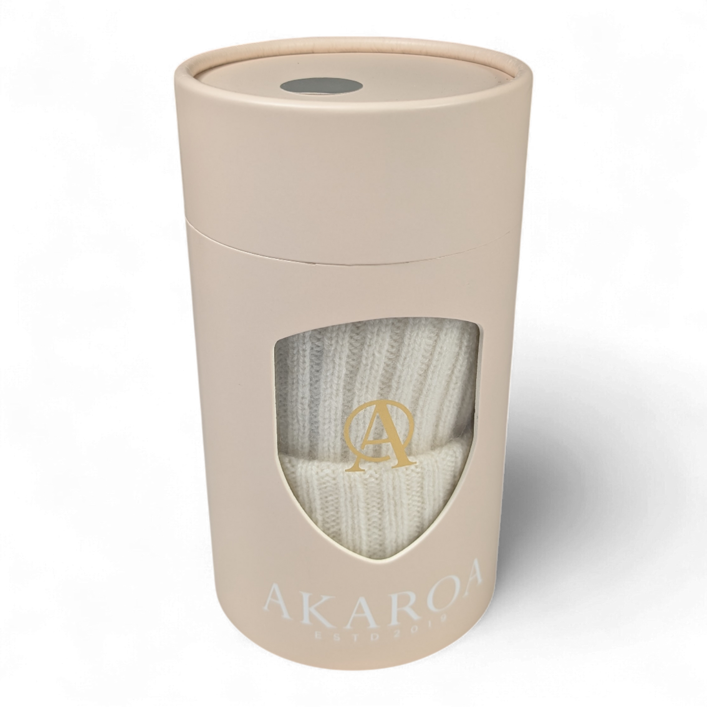 Ed, Strickmütze aus 100% Kaschmir, doppelter Umschlag, kurze Form, Docker style