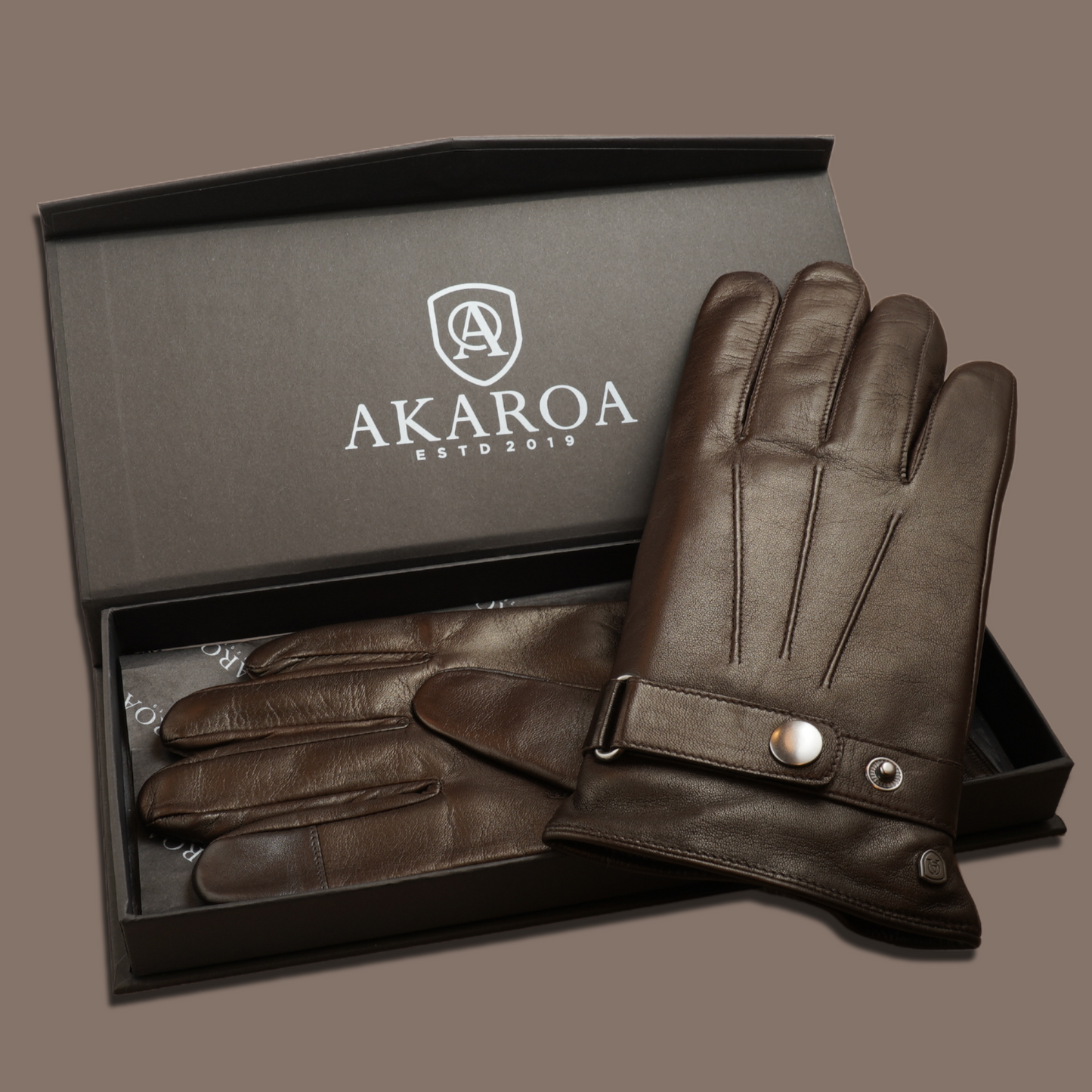 Lederhandschuhe für Herren, Nappaleder, Kaschmirfutter, Smartphone Funktion#farbe_schwarzbraun