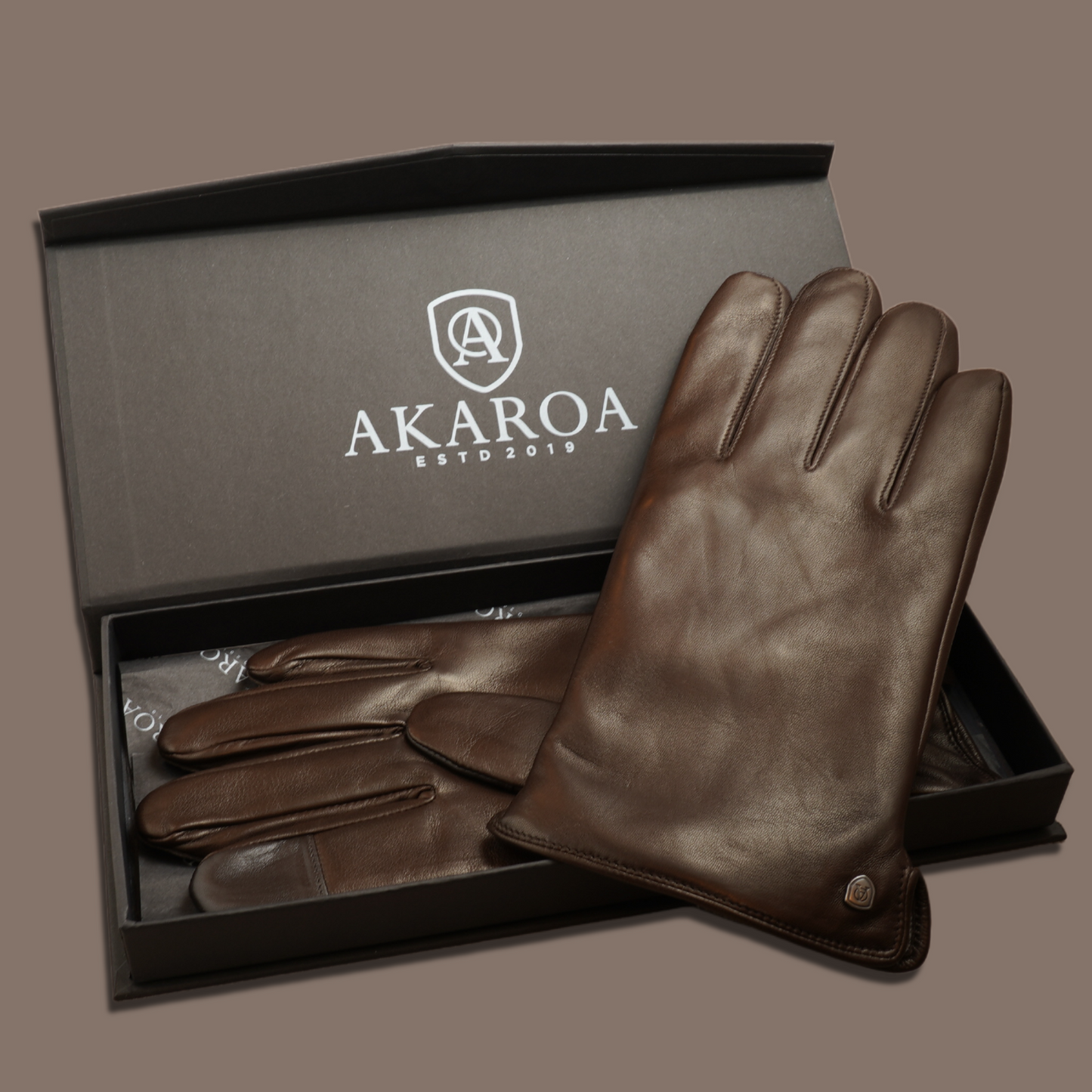 Lederhandschuhe für Herren, Nappaleder, Kaschmirfutter, Smartphone Funktion#farbe_schwarzbraun