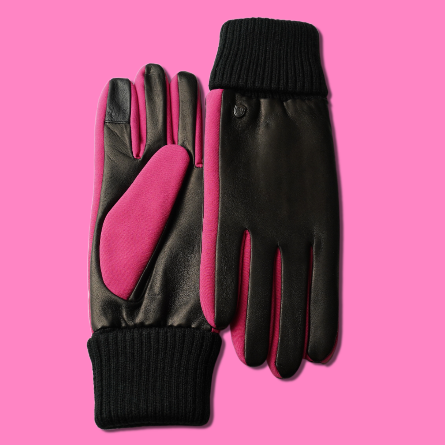 Lederhandschuhe für Damen, Nappaleder, Thinsulate Thermofutter, Smartphone Funktion#farbe_pink