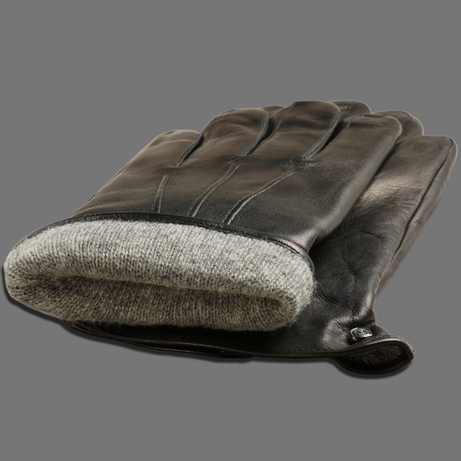 Lederhandschuhe für Herren, Nappaleder, Kaschmirfutter, Smartphone Funktion#farbe_schwarz