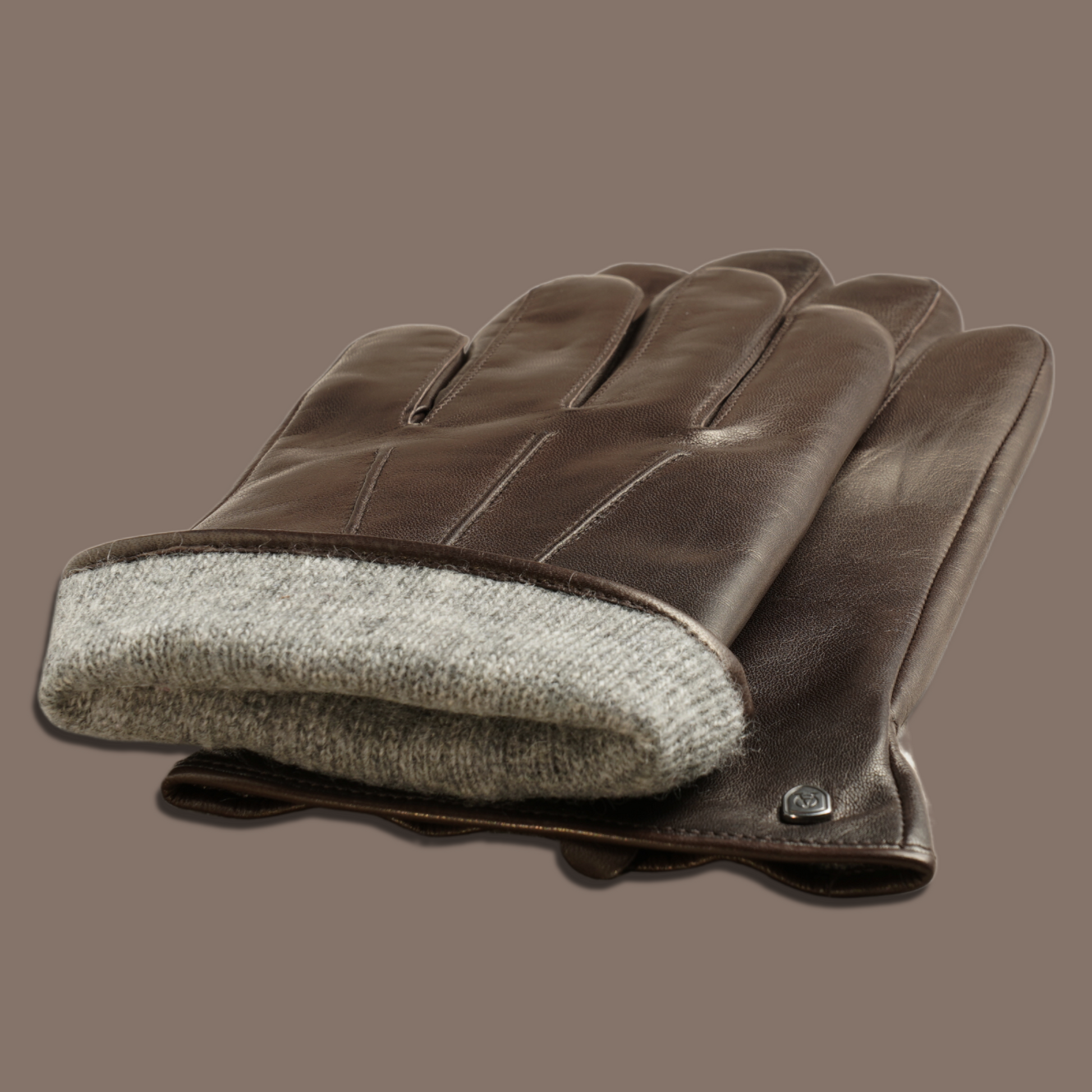 Lederhandschuhe für Herren, Nappaleder, Kaschmirfutter, Smartphone Funktion#farbe_schwarzbraun