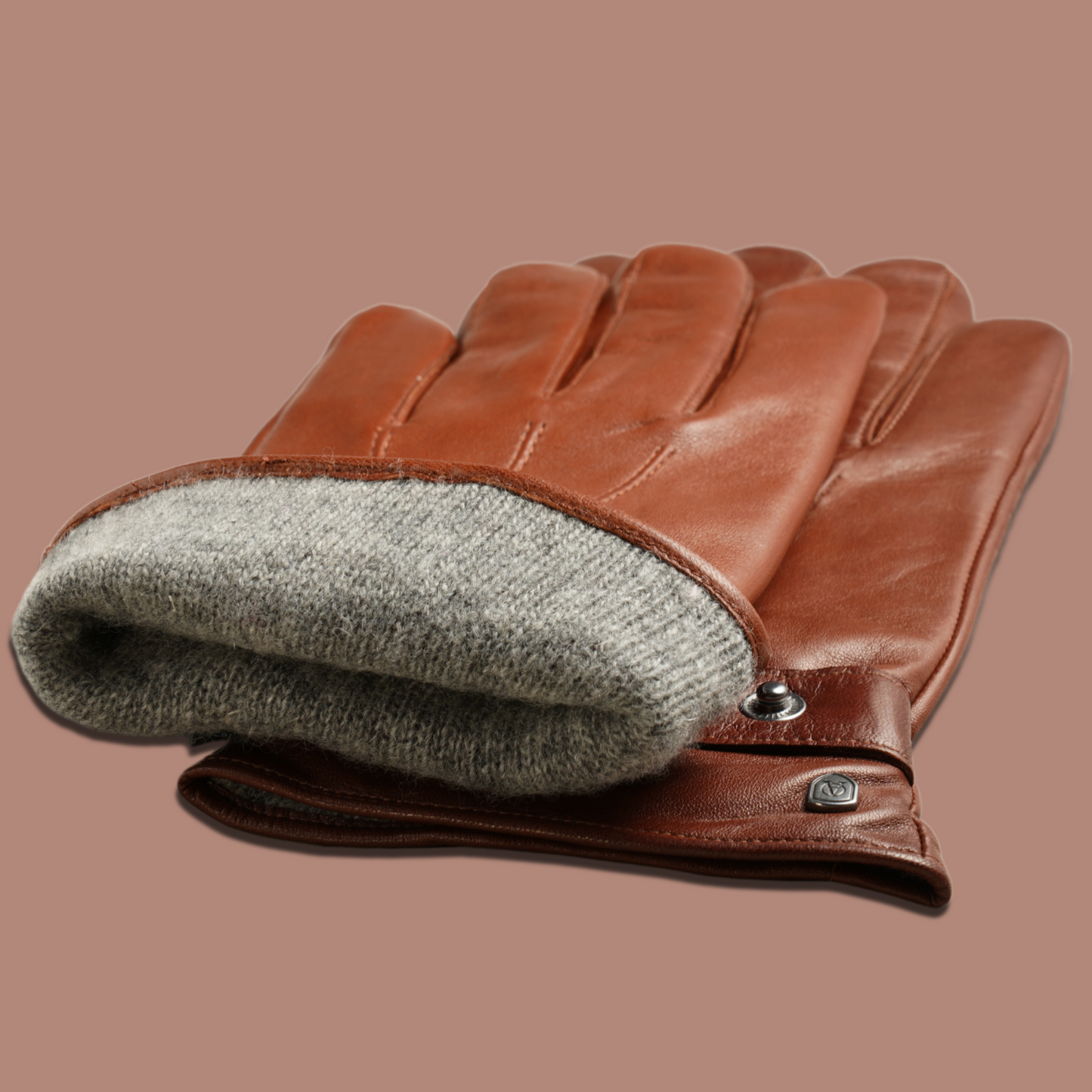Lederhandschuhe für Herren, Nappaleder, Kaschmirfutter, Smartphone Funktion#farbe_cognac