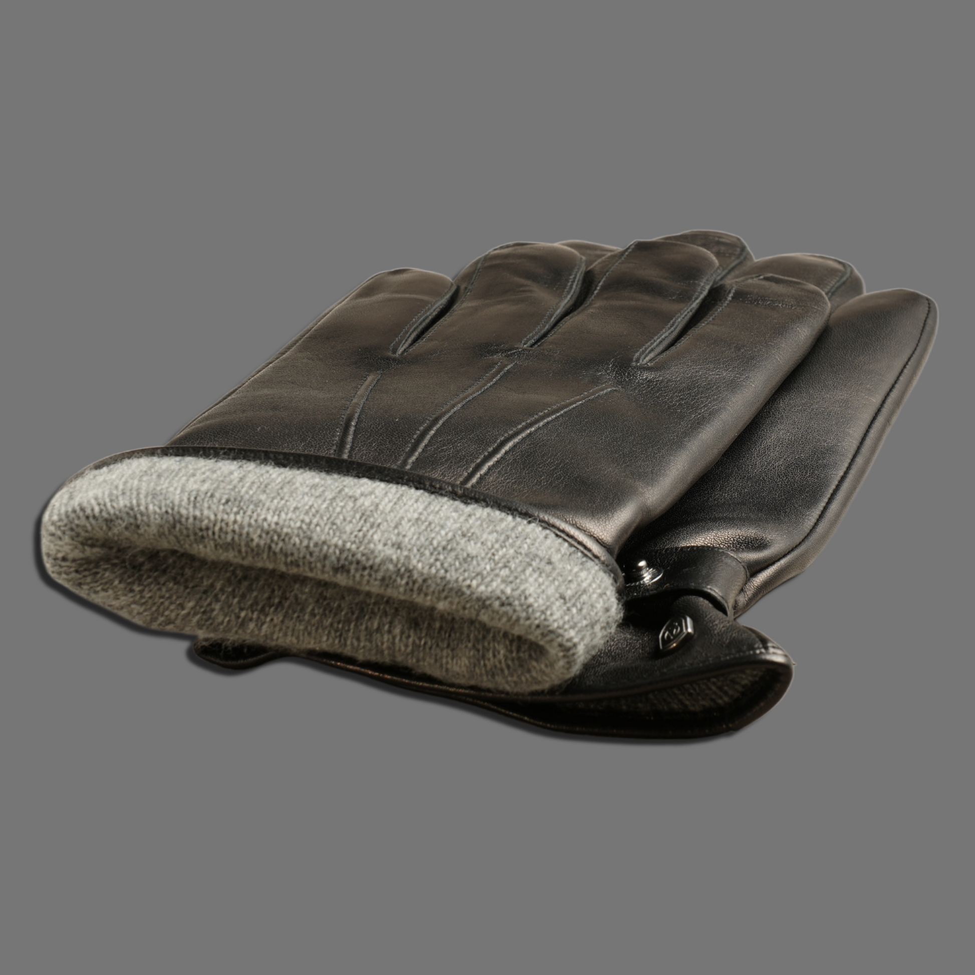 Lederhandschuhe für Herren, Nappaleder, Kaschmirfutter, Smartphone Funktion#farbe_schwarz