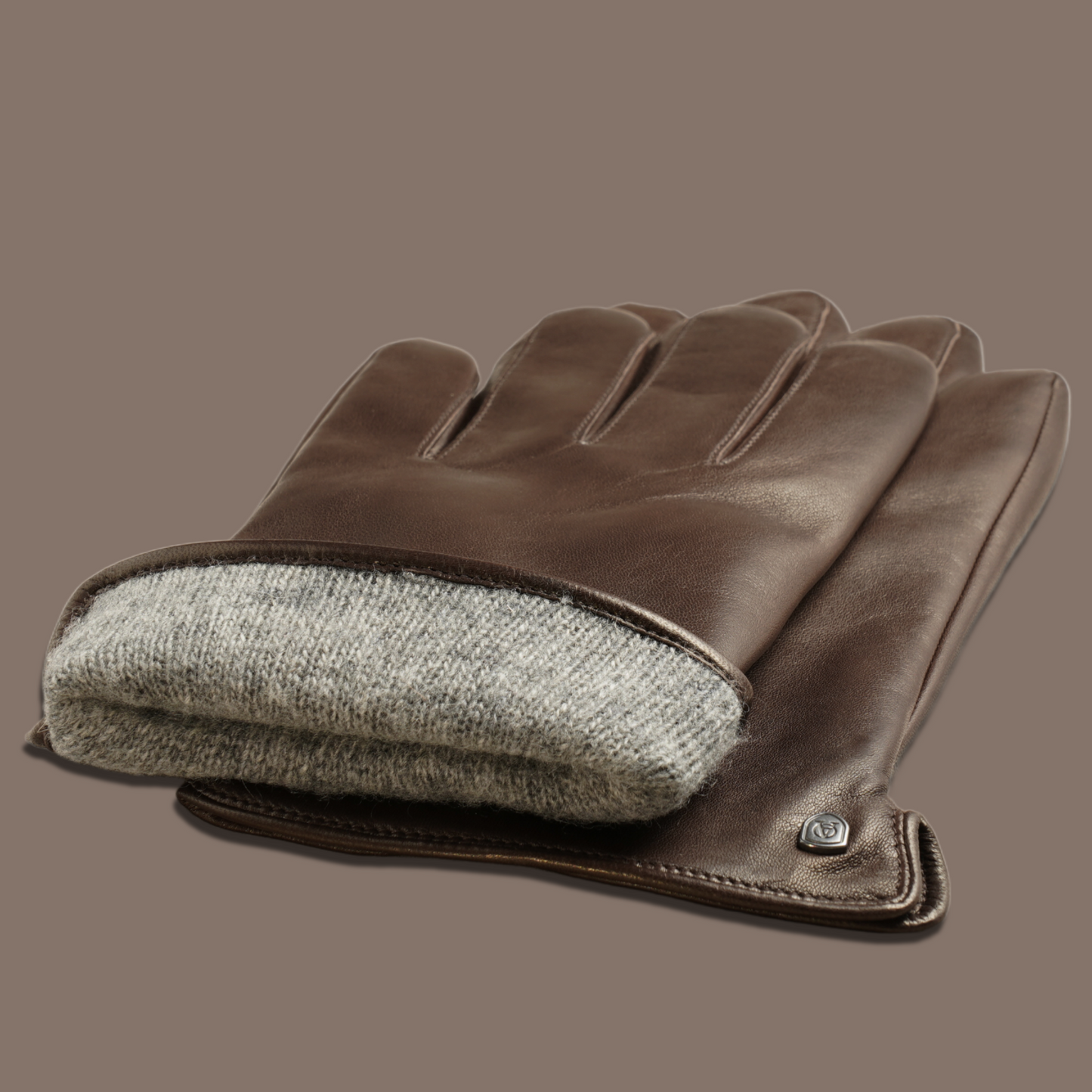 Lederhandschuhe für Herren, Nappaleder, Kaschmirfutter, Smartphone Funktion#farbe_schwarzbraun