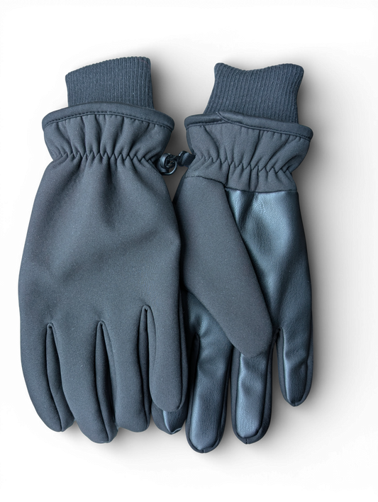 VORORDER EDE, Herren Lederhandschuhe, Polyester und PU, Touchfunktion