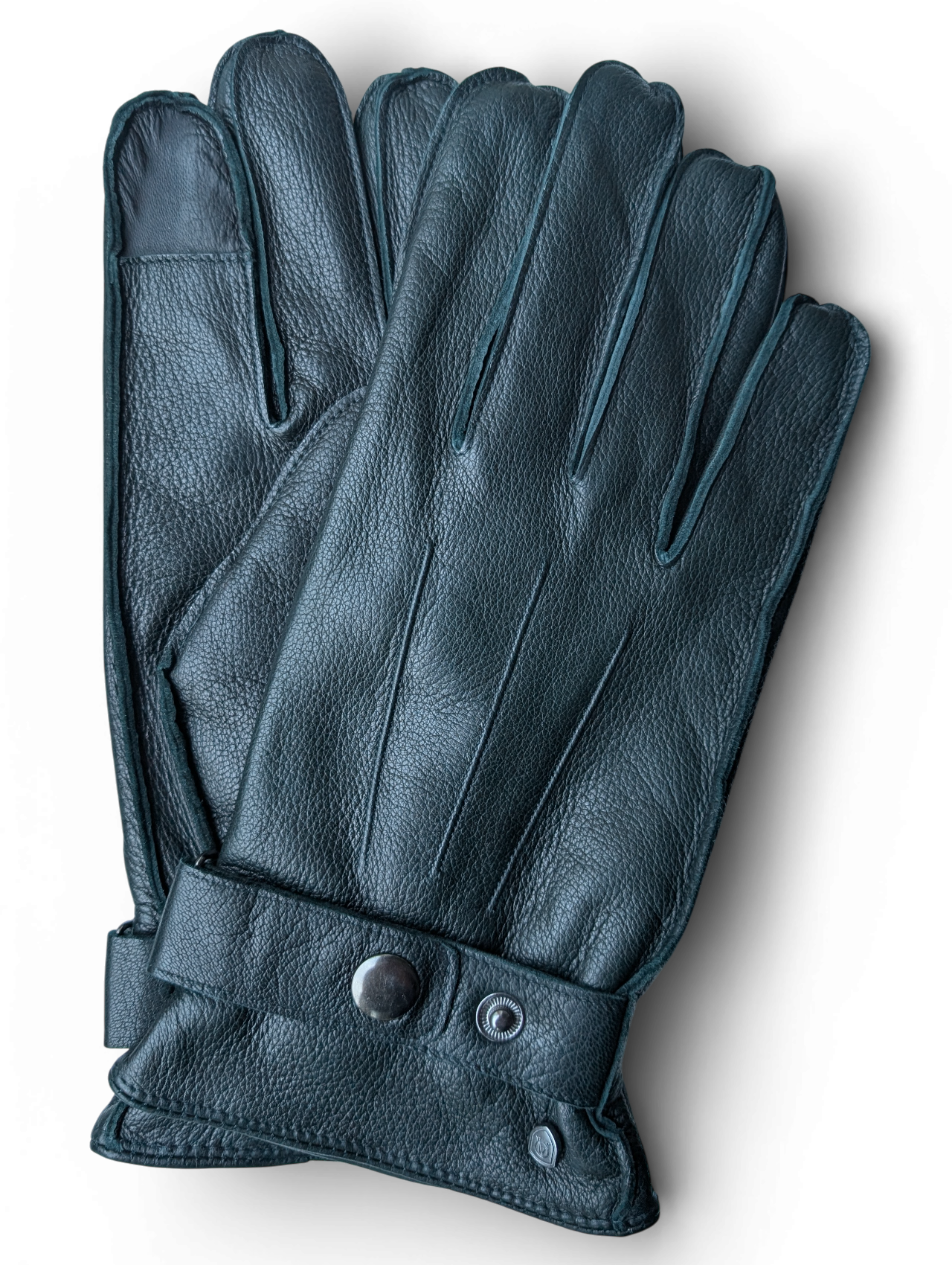 VORORDER OLE, Herren Lederhandschuhe, Ziegennappaleder, Strickfutter