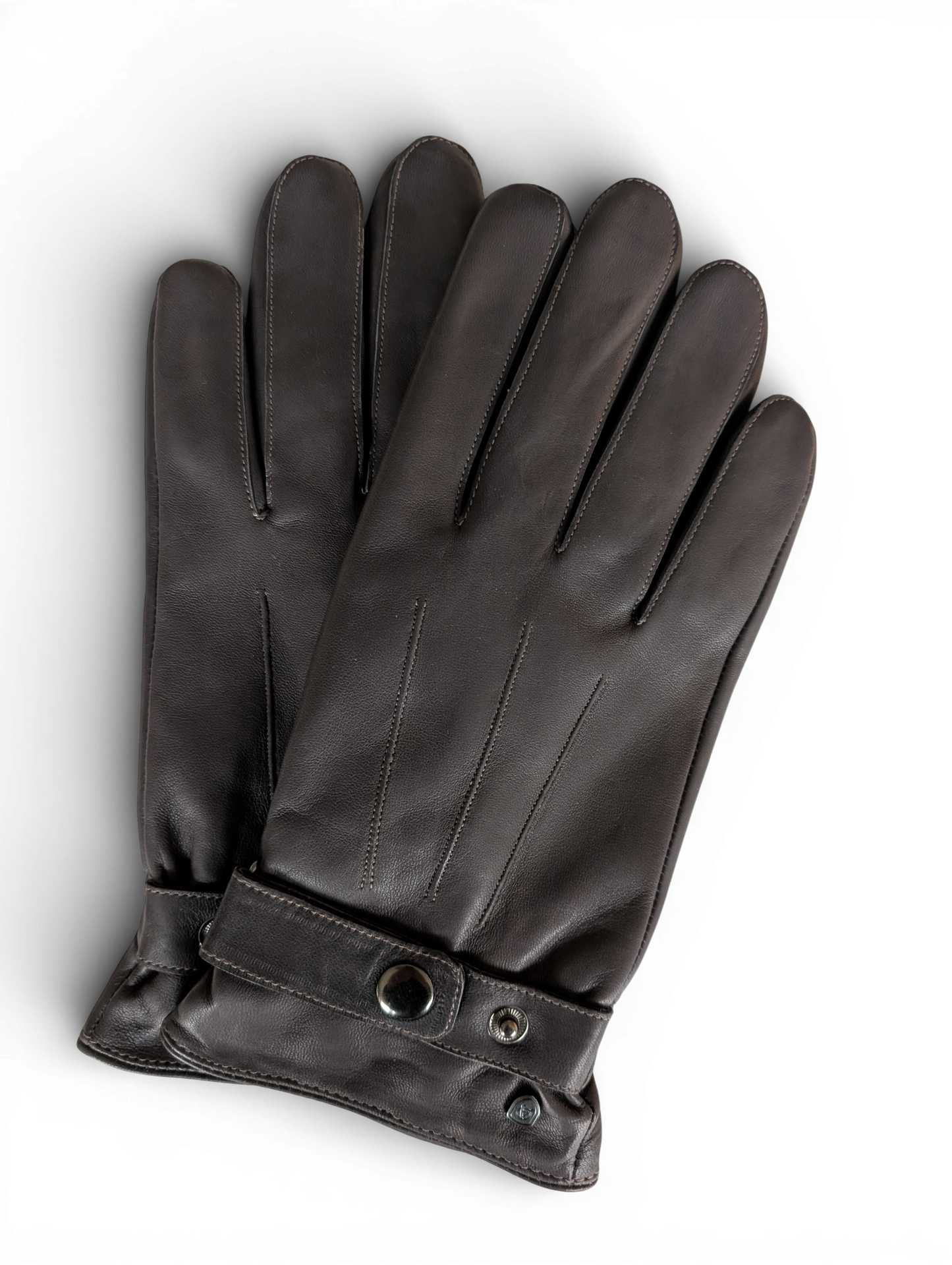 VORORDER RON, Lederhandschuhe Smartphone Funktion, italienisches Leder, Kaschmirfutter