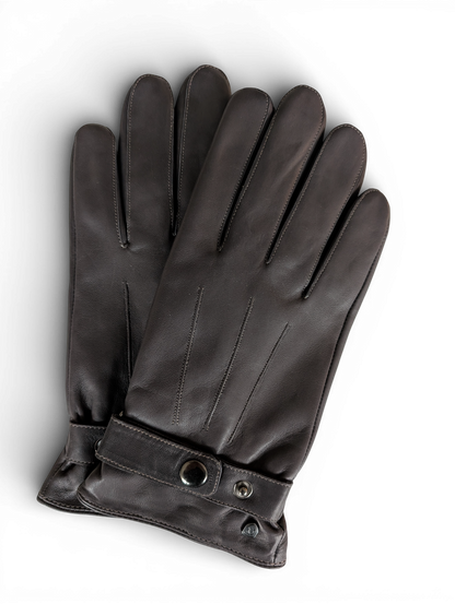 VORORDER RON, Lederhandschuhe Smartphone Funktion, italienisches Leder, Kaschmirfutter